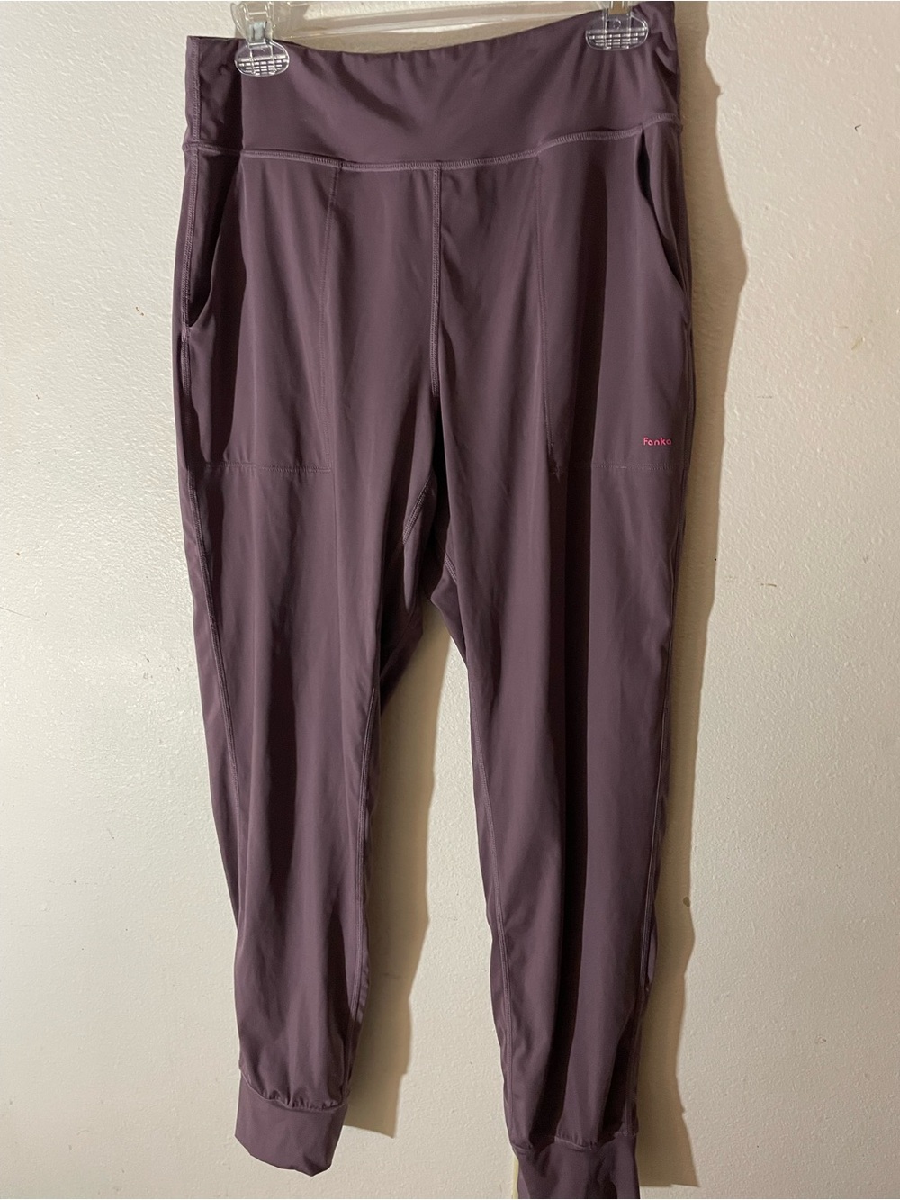 Fanka Plum High-Rise Active Joggers